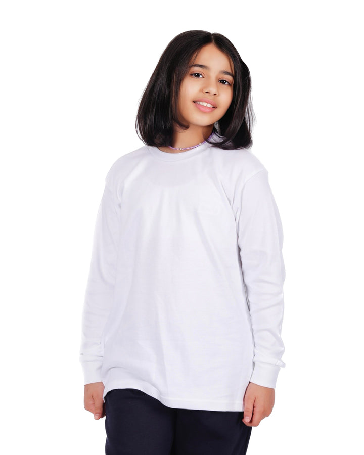 White Long Sleeve T-shirt - Unisex