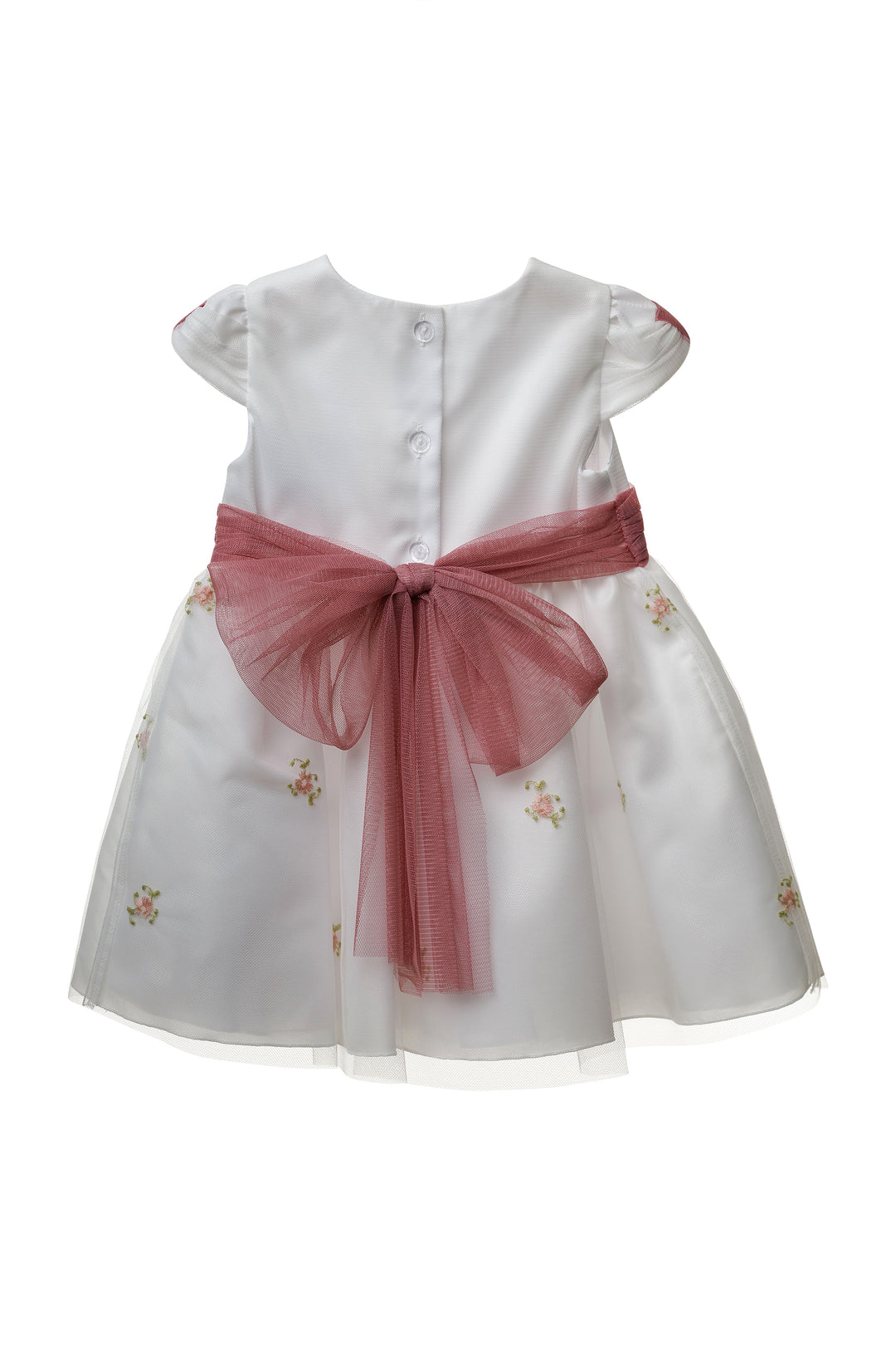 White and Pink Dress