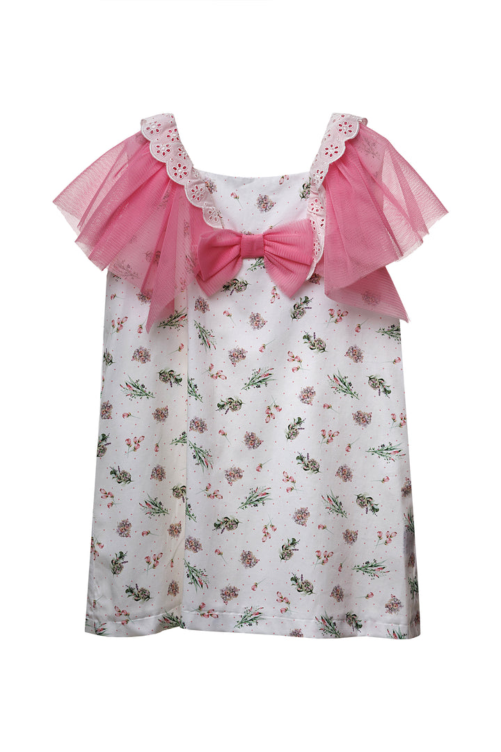 White And Pink Dress