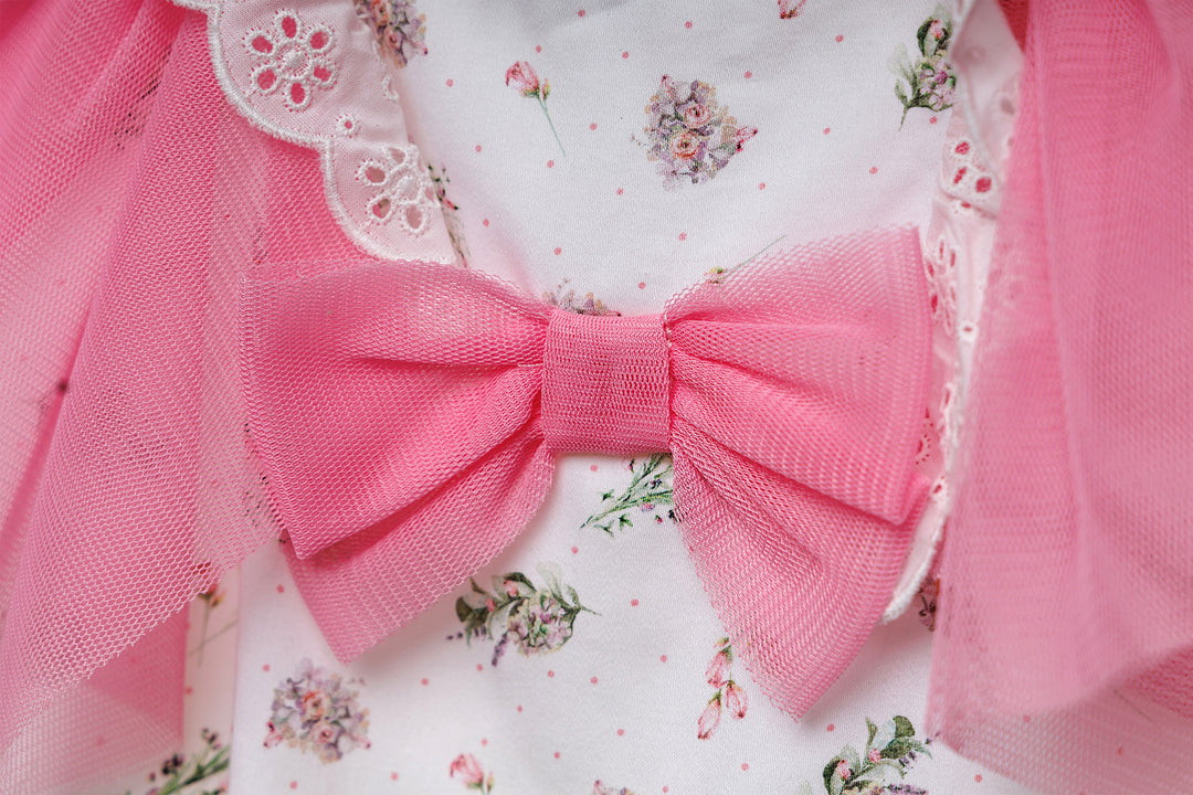 White And Pink Dress