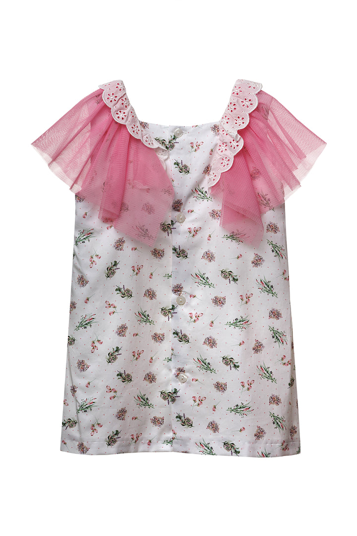 White And Pink Dress