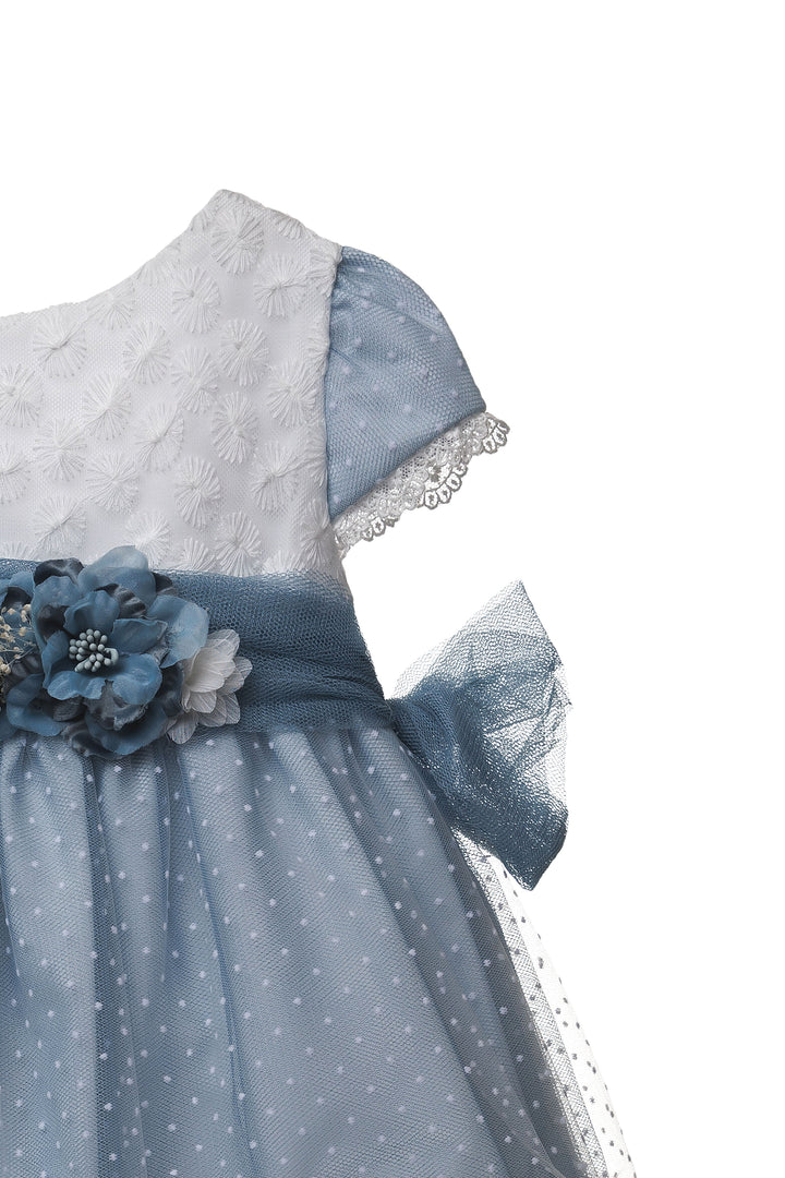 White and Blue Dress