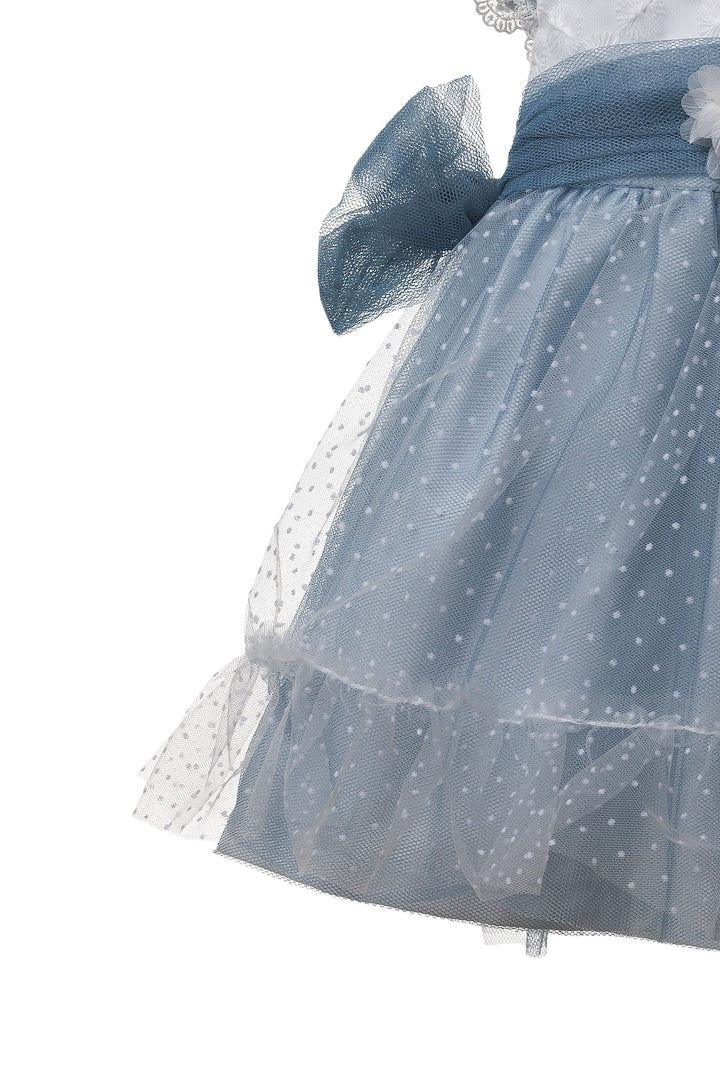 White and Blue Dress