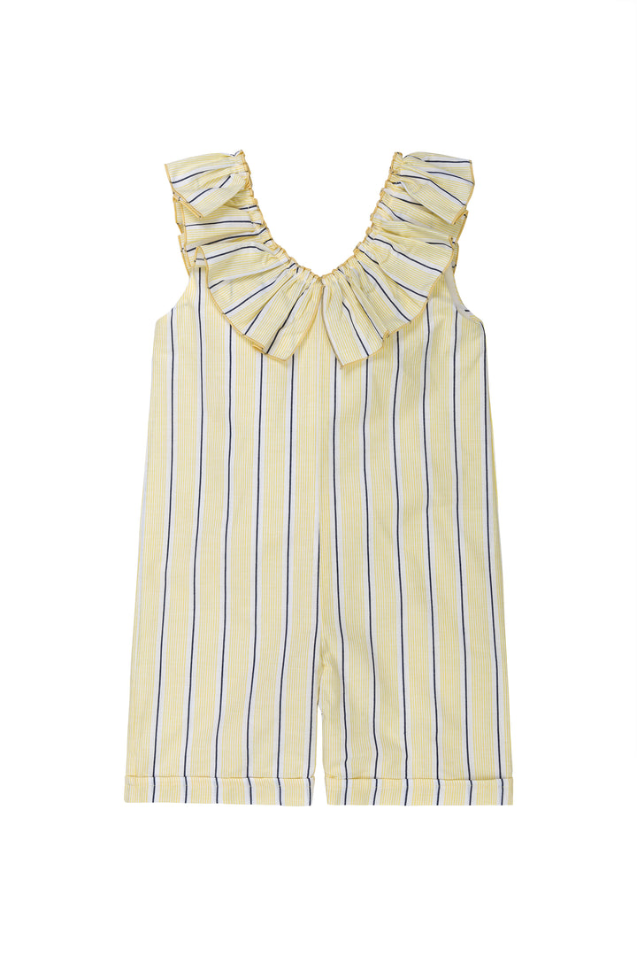 striped Yellow Overall