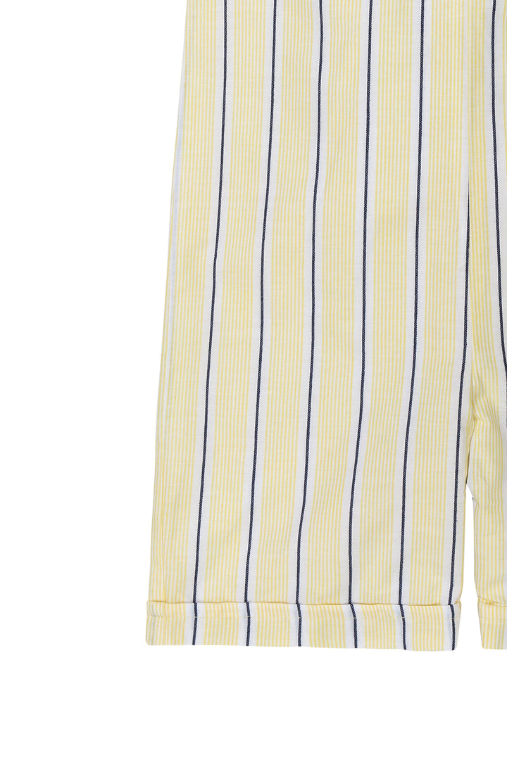 striped Yellow Overall