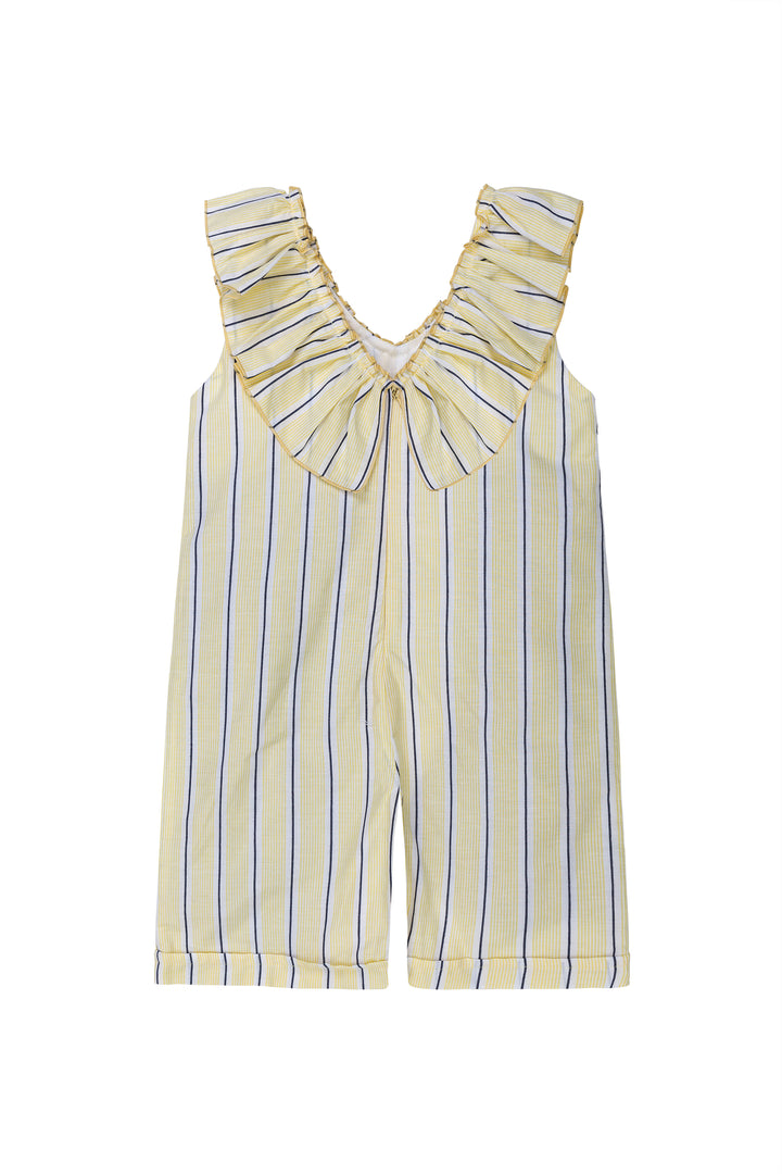 striped Yellow Overall