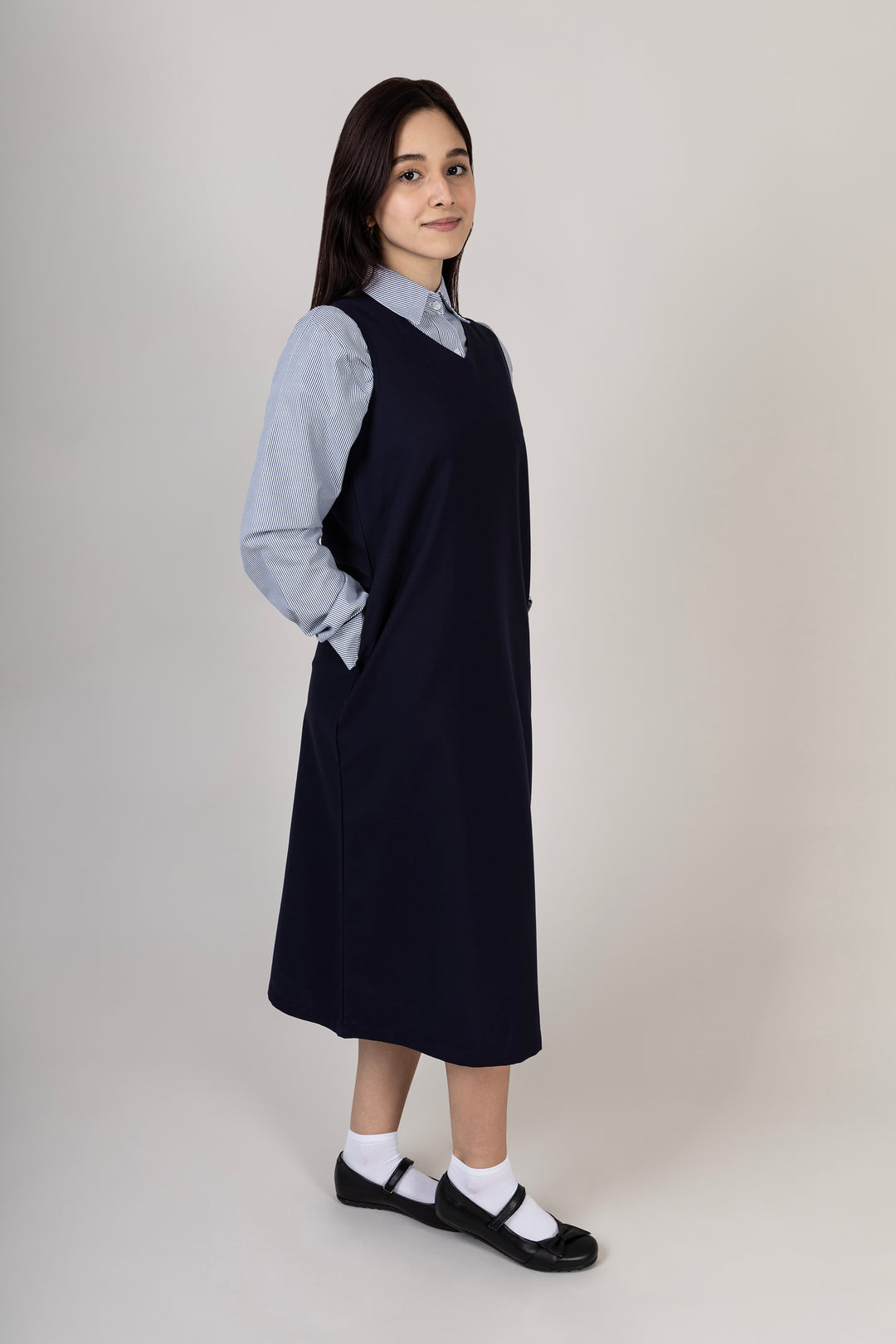 Navy Blue Uniform - Midi