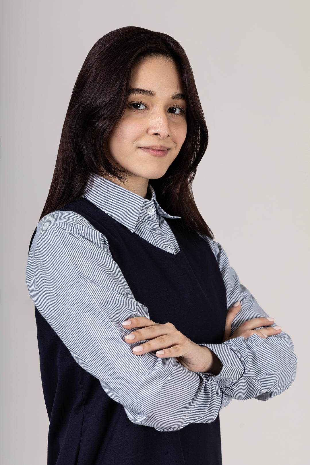 Navy Blue Uniform - Midi