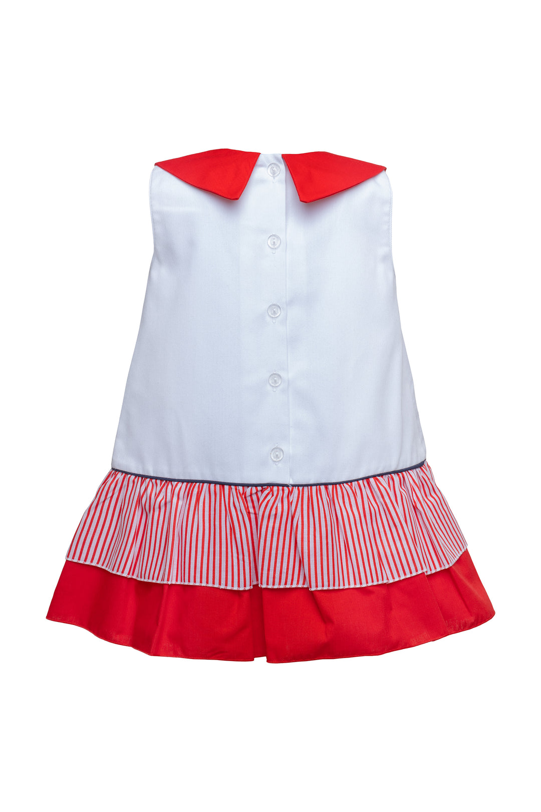 White and Red Dress