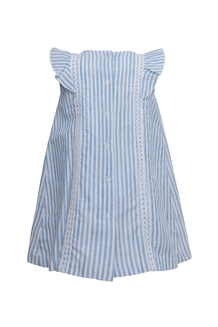 Blue and White Dress
