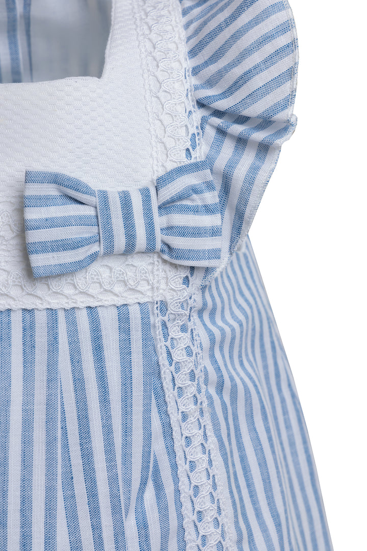 Blue and White Dress