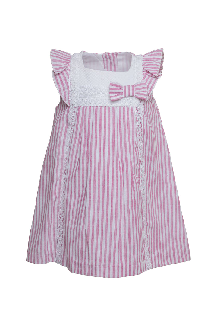 Pink and White Dress