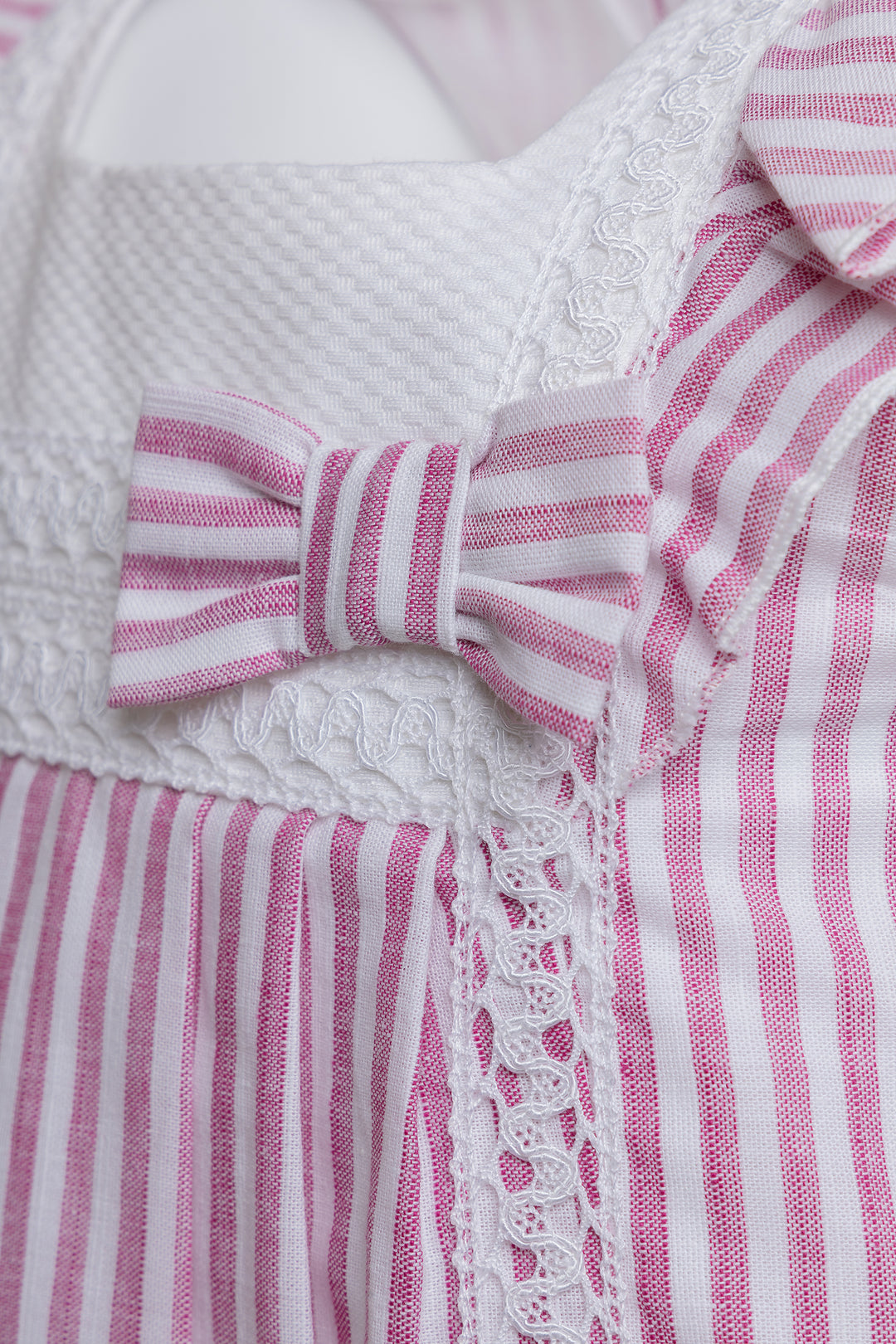 Pink and White Dress