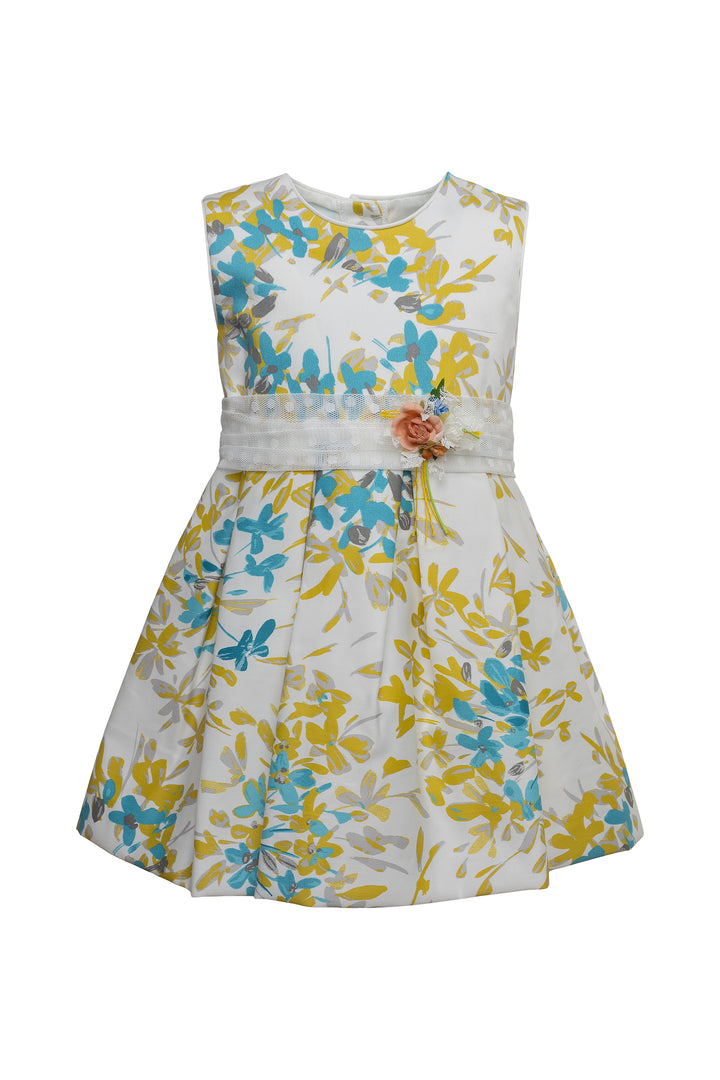 White and Yellow Dress