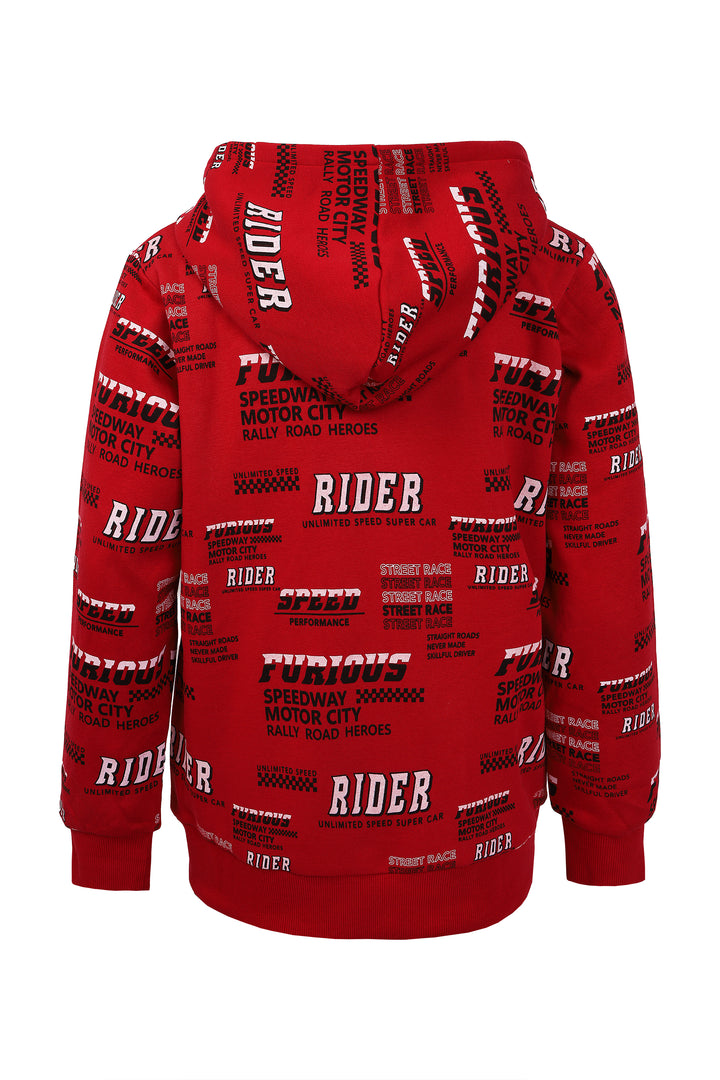 RED TRAINING SUIT BOYS