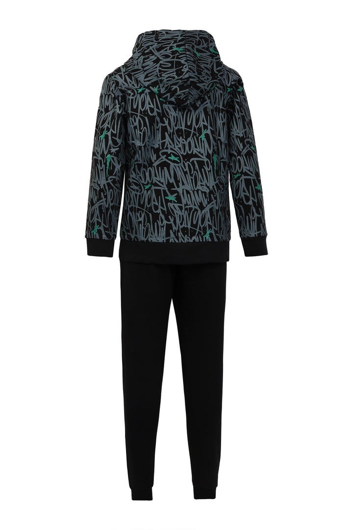 BLACK TRAINING SUIT BOYS