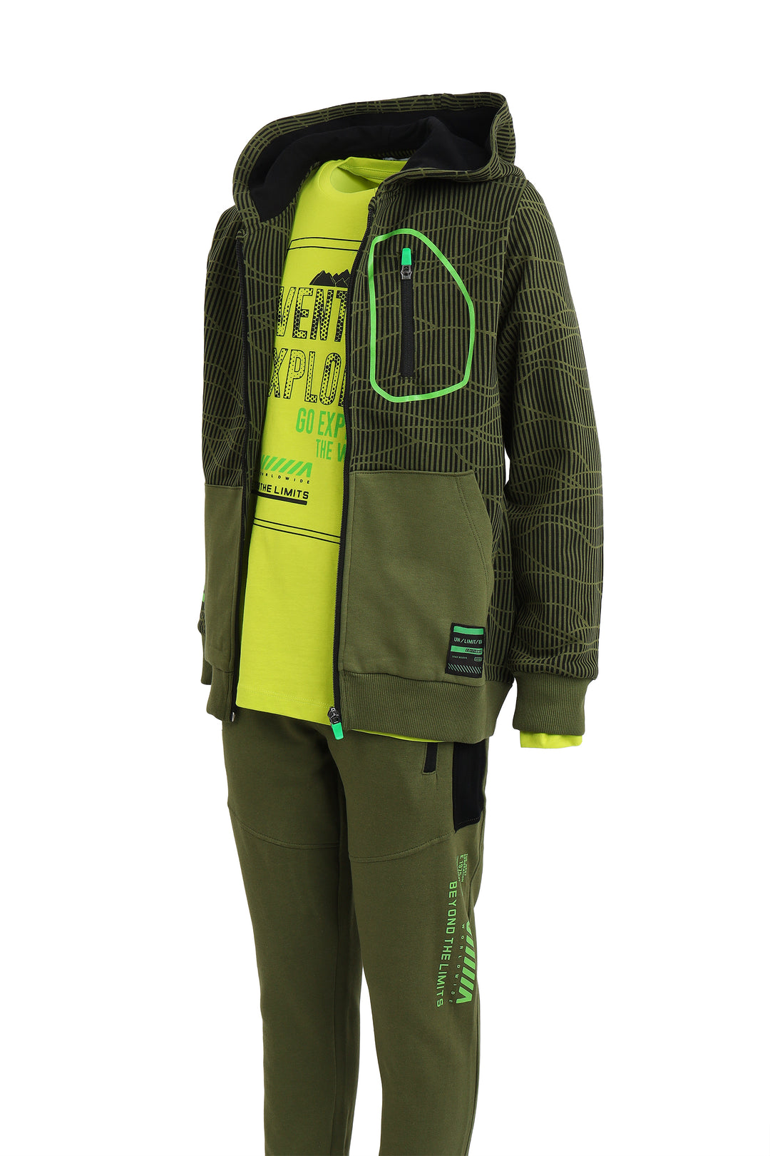 GREEN-D TRAINING SUIT BOYS