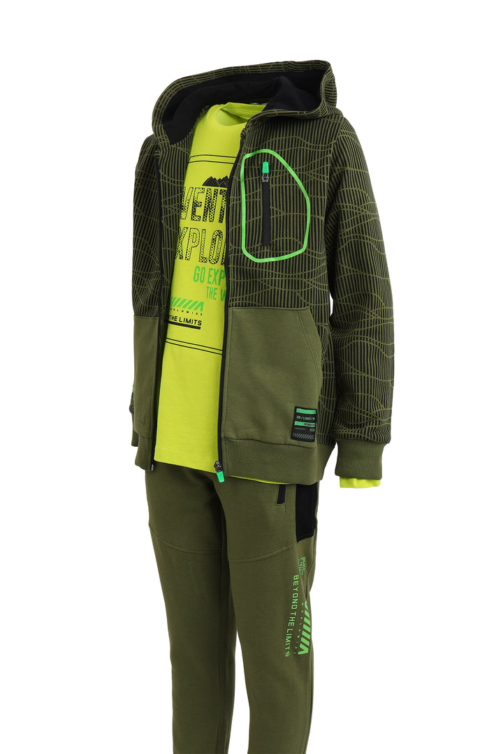 GREEN-D TRAINING SUIT BOYS
