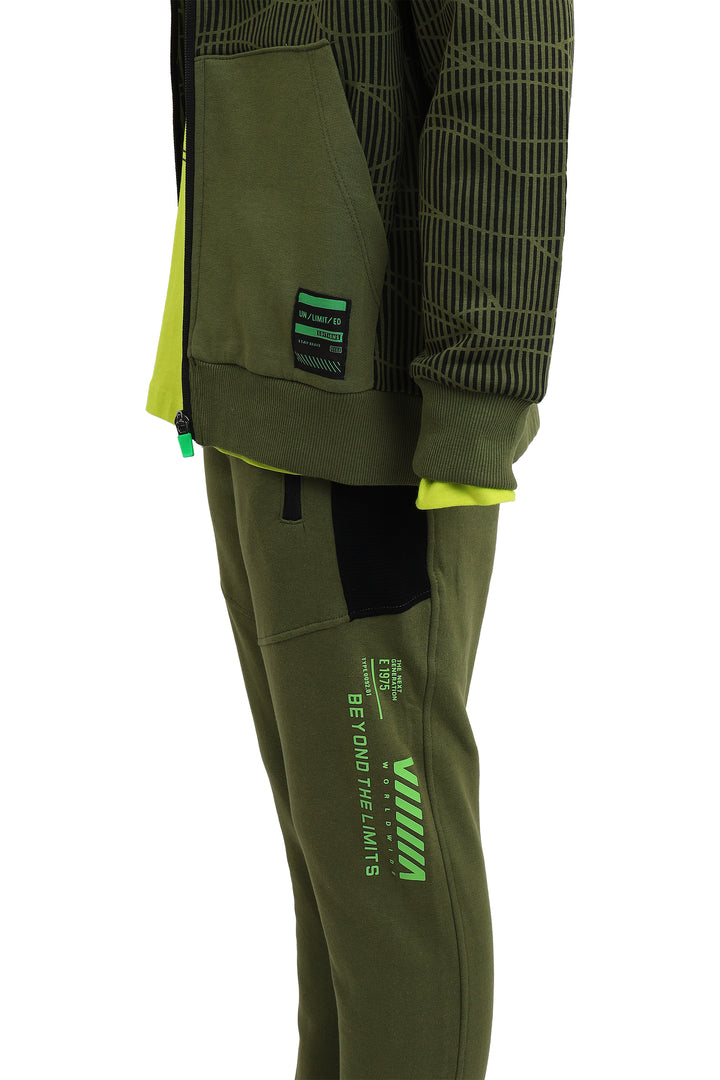 GREEN-D TRAINING SUIT BOYS