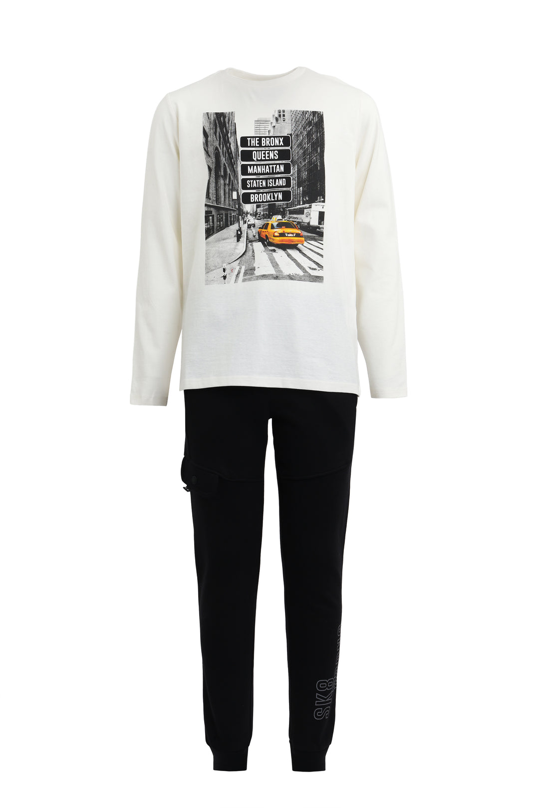 BLACK TRAINING SUIT BOYS