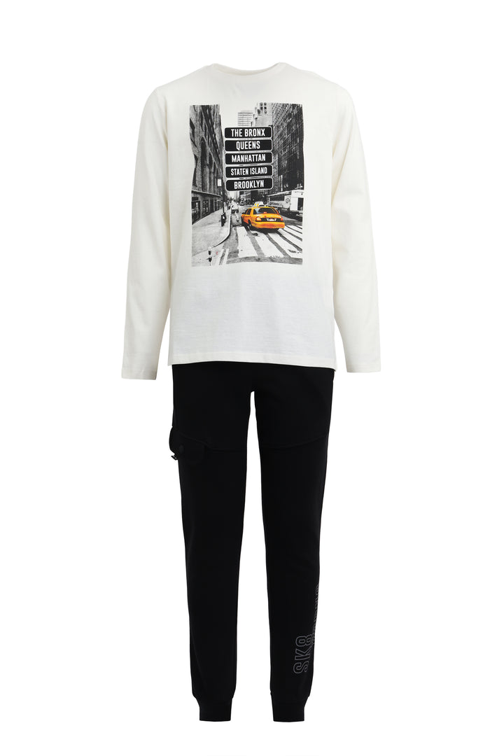 BLACK TRAINING SUIT BOYS