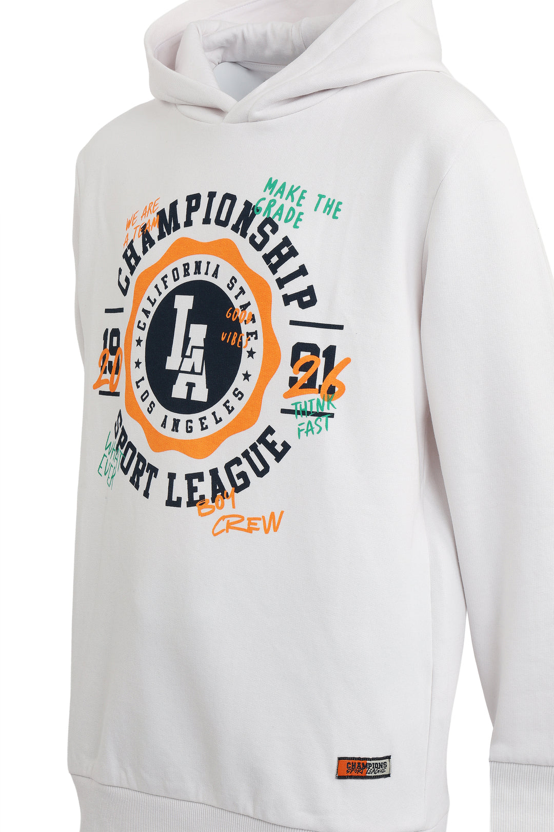 WHITE TRAINING SUIT BOYS