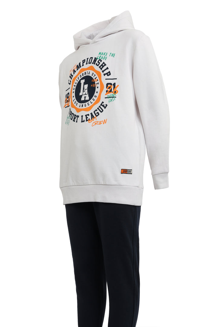 WHITE TRAINING SUIT BOYS