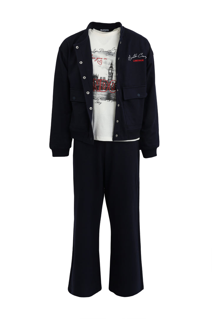 NAVY BLUE GIRLS SET