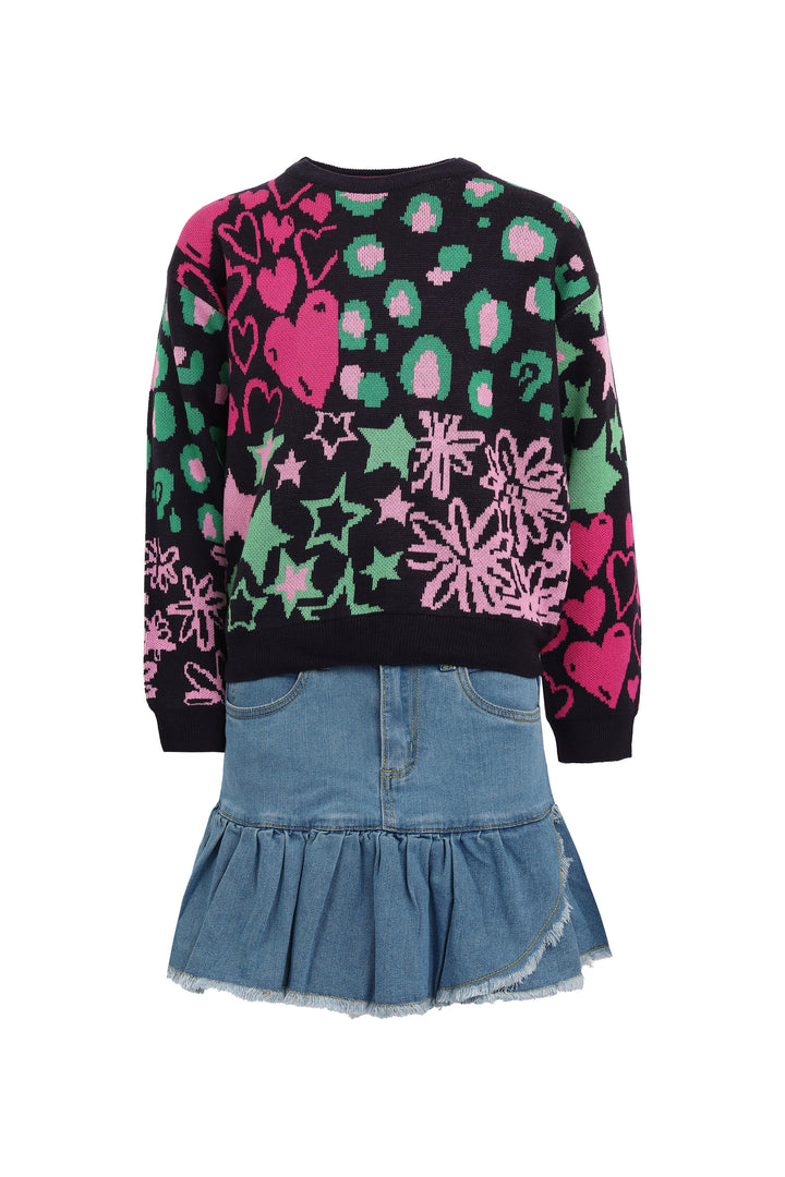 MULTI COLORS GIRLS SET