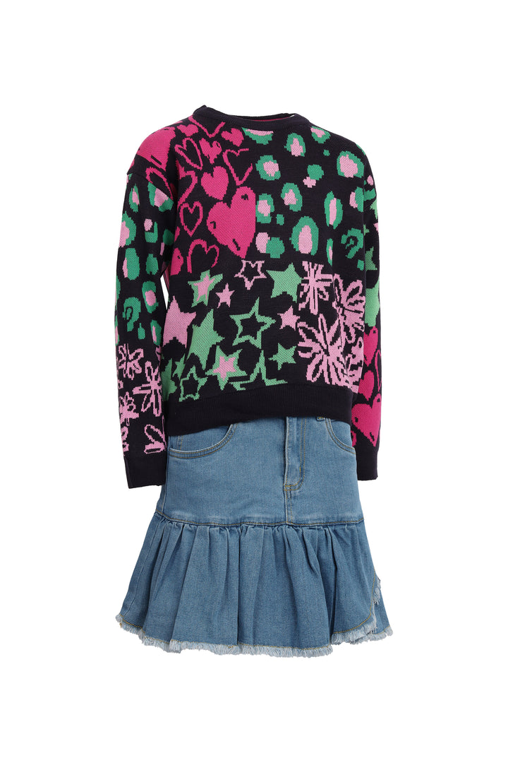 MULTI COLORS GIRLS SET