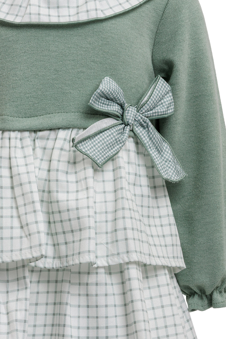 GREEN BABY DRESS