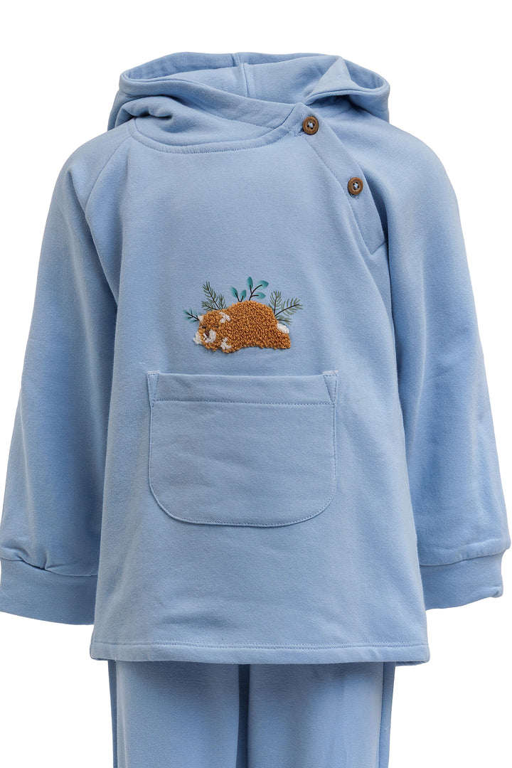 BLUE TRAINING SUIT BABY BOYS