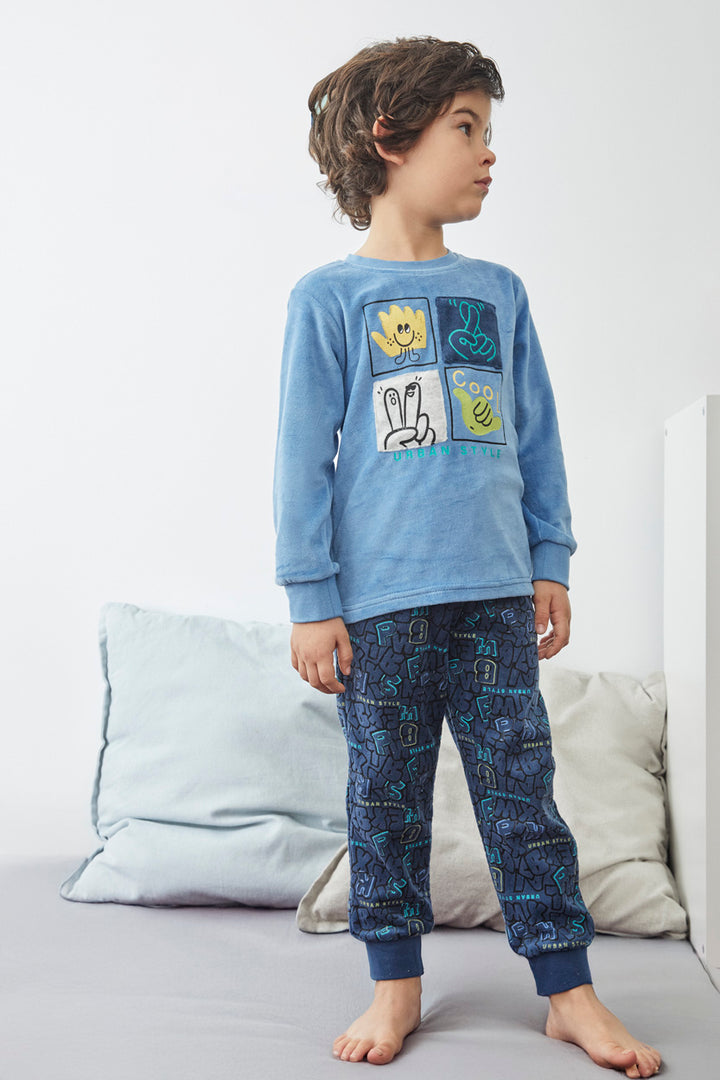 BLUE- PIJAMA