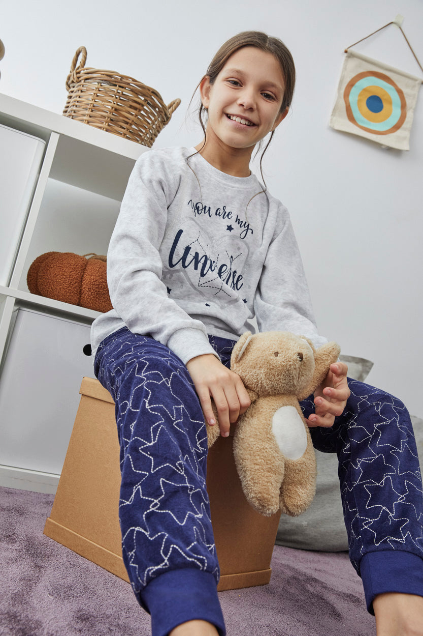 Gray and Purple Pyjama