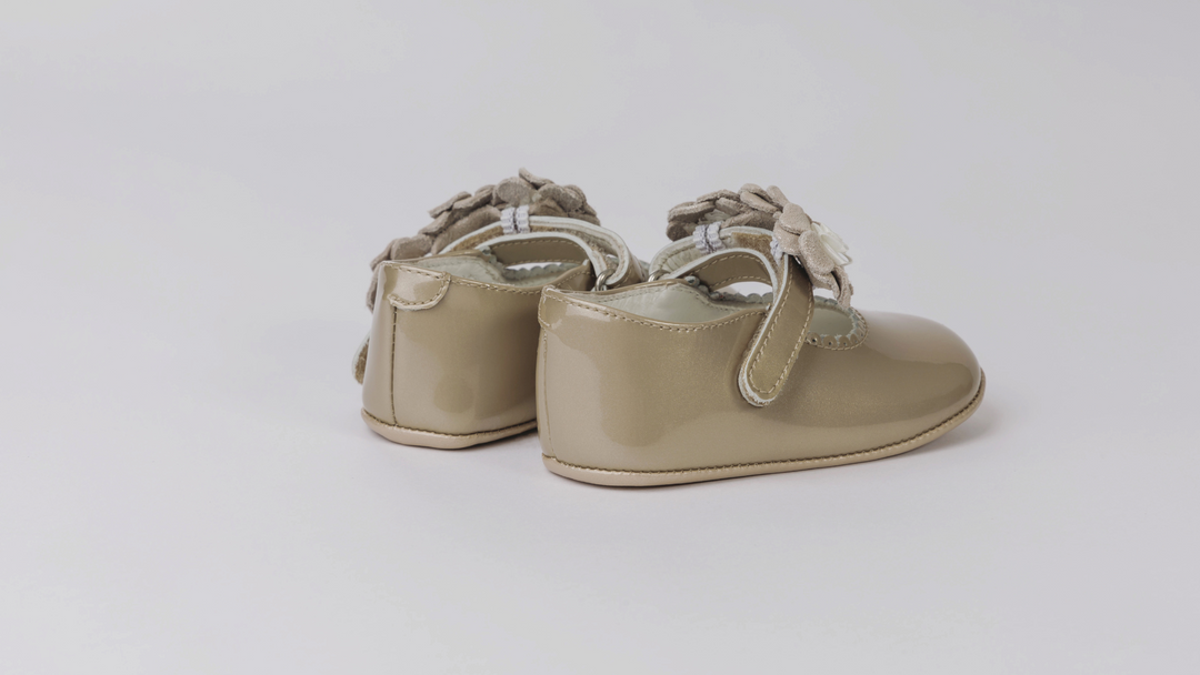 BABY SHOES  BEIGE-D