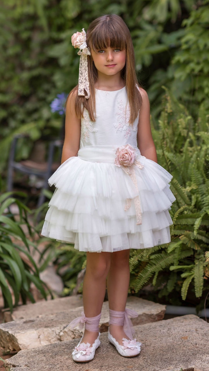 Beige Party Dress