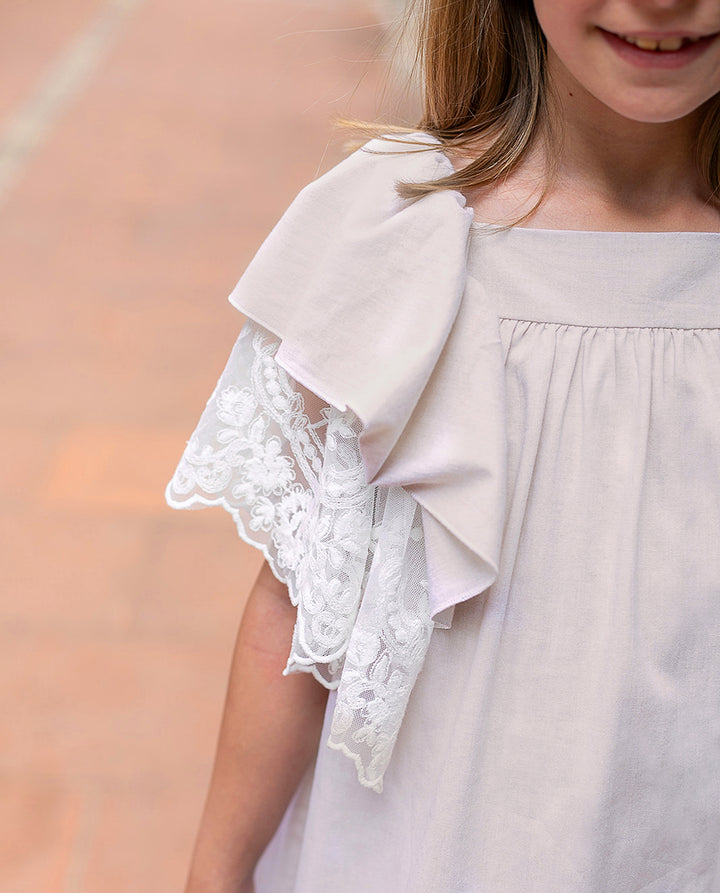 BEIGE-D DRESS