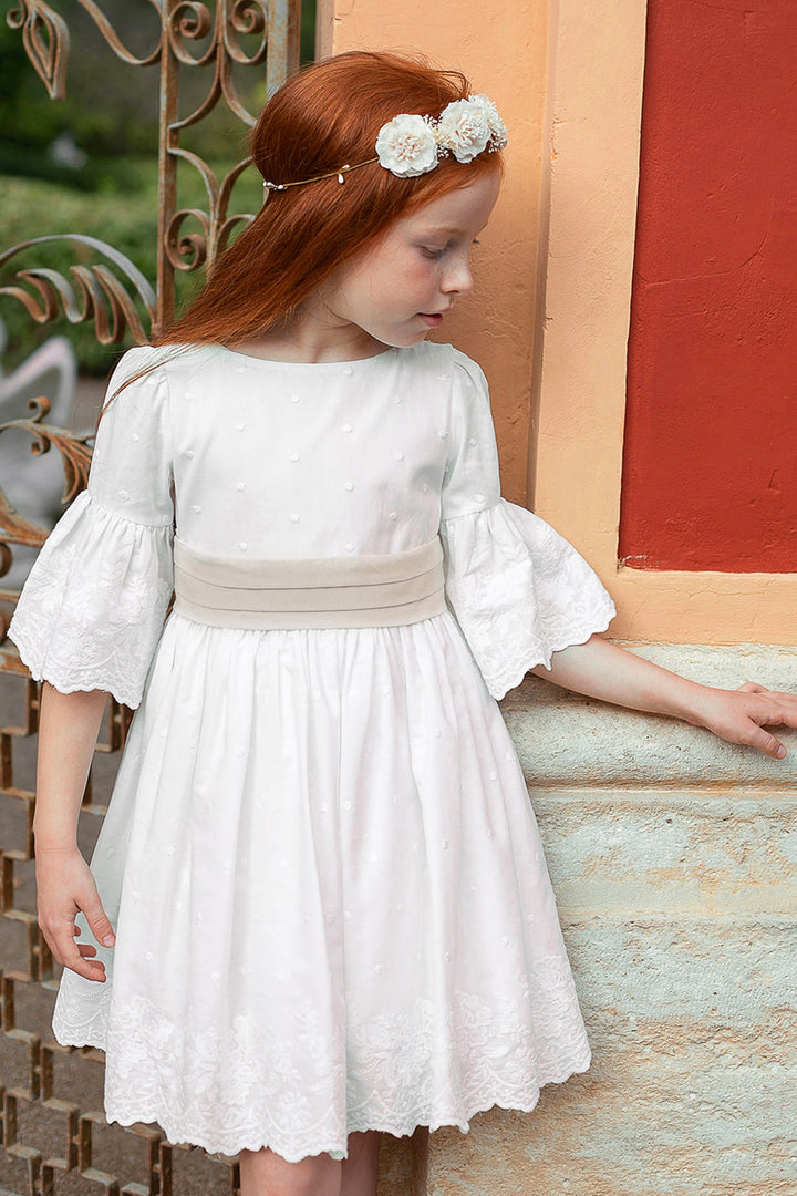 BEIGE DRESS
