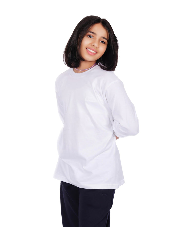 White Long Sleeve T-shirt - Unisex