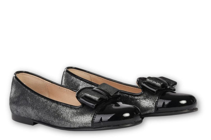Black and Silver Shoes