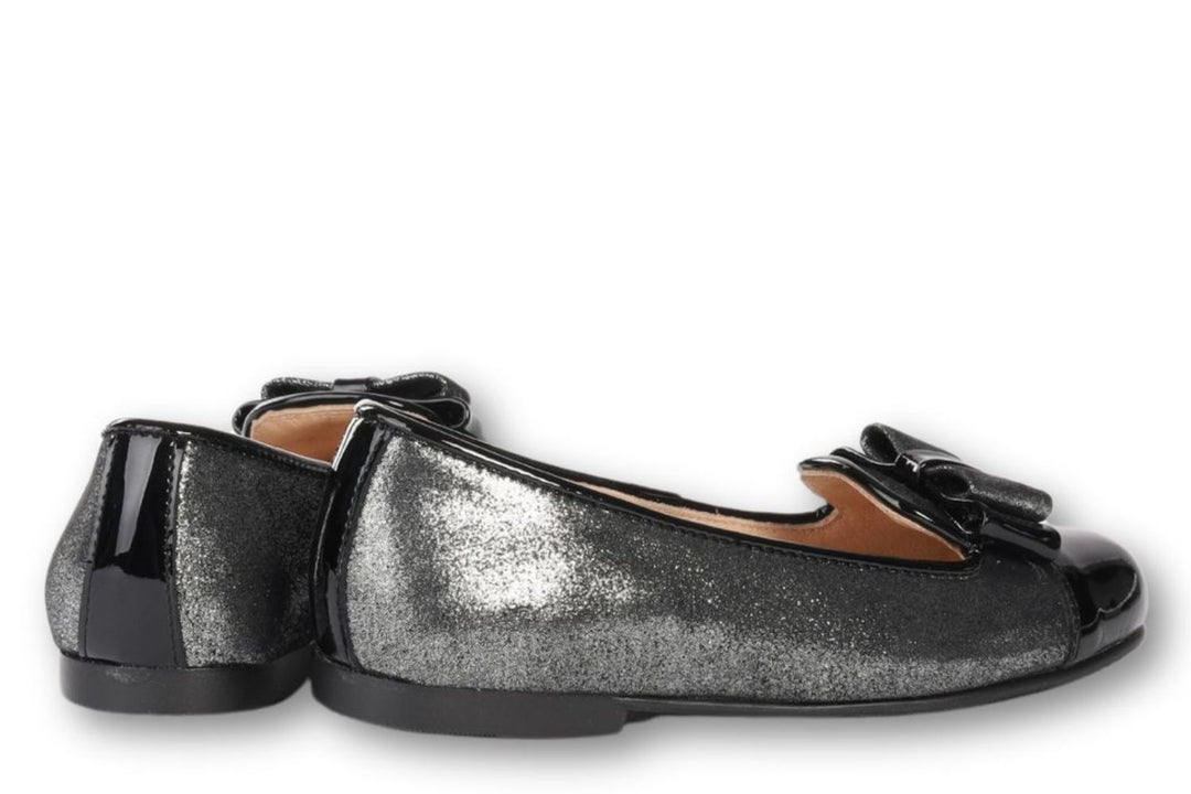 Black and Silver Shoes