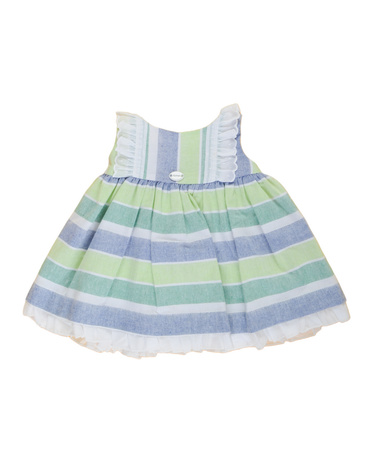 Blue and Green Baby Dress