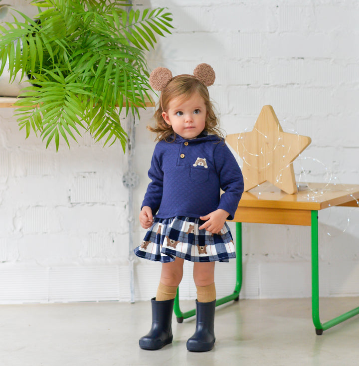 NAVY BLUE BABY DRESS