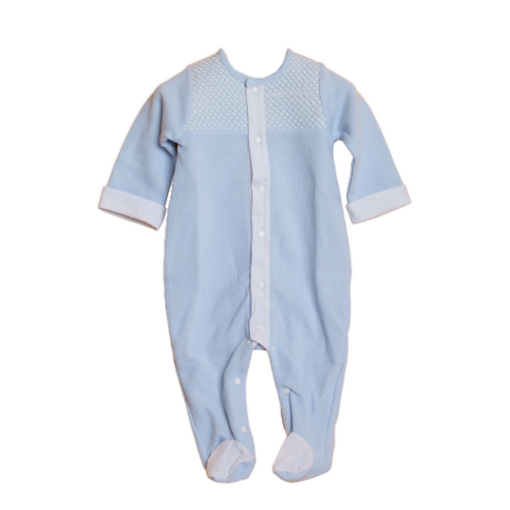 Light blue baby overall