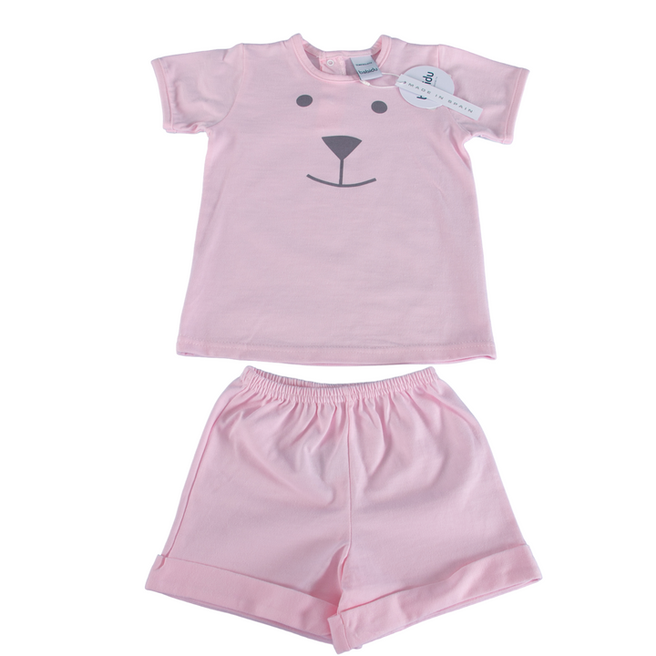 Pink Bear pyjama Set