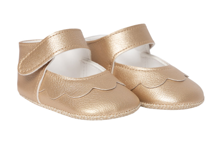 GOLD BABY SHOES