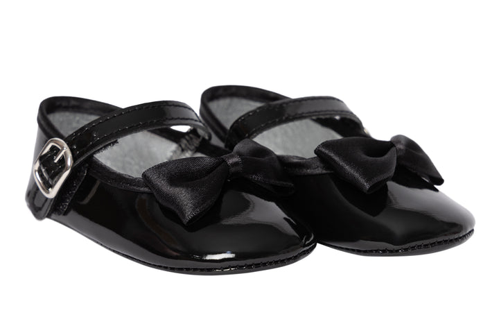 BLACK BABY SHOES