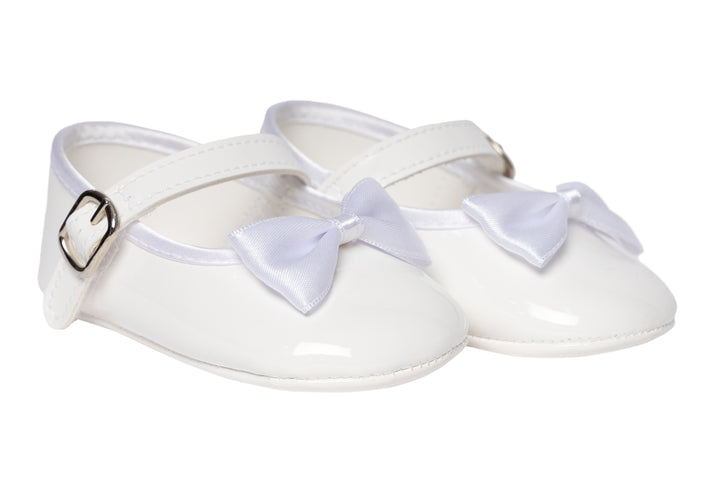 White Baby Shoes