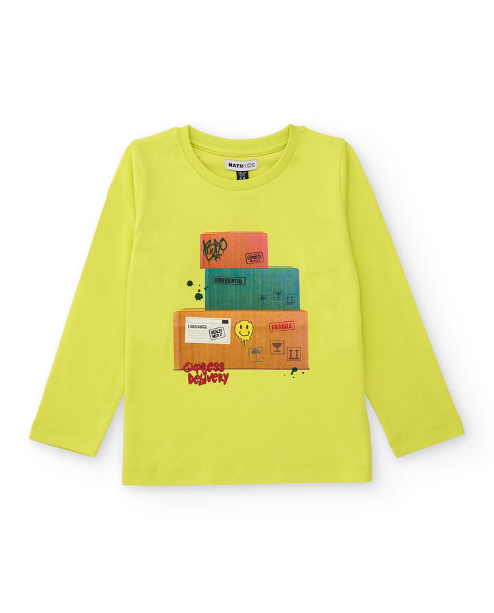 YELLOW-L T.SHIRT BOYS