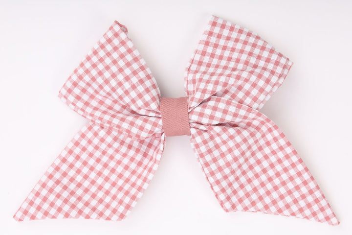 Pink Bow Hair Clip